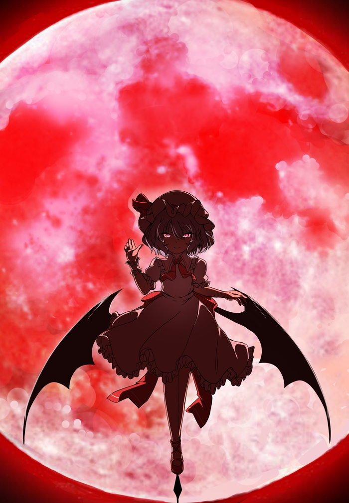 Remilia Scarlet , Touhou,  , Remilia Scarlet, Anime Art
