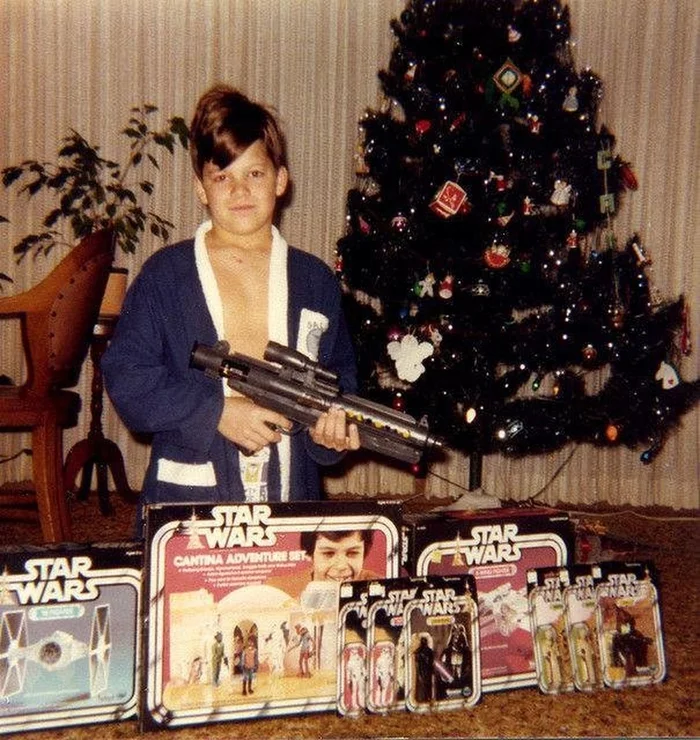 Merry Christmas 1978 - Star Wars, Children, Christmas, Story, Presents, 70th