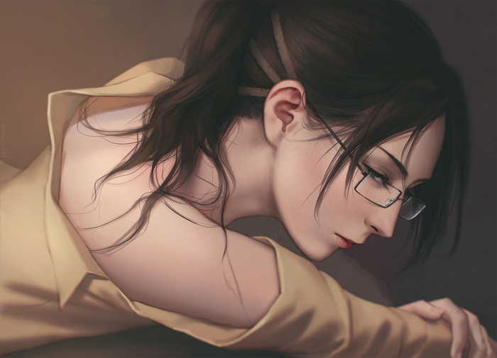 Hanji Zoe , Anime Art, Attack on Titan, Hange Zoe