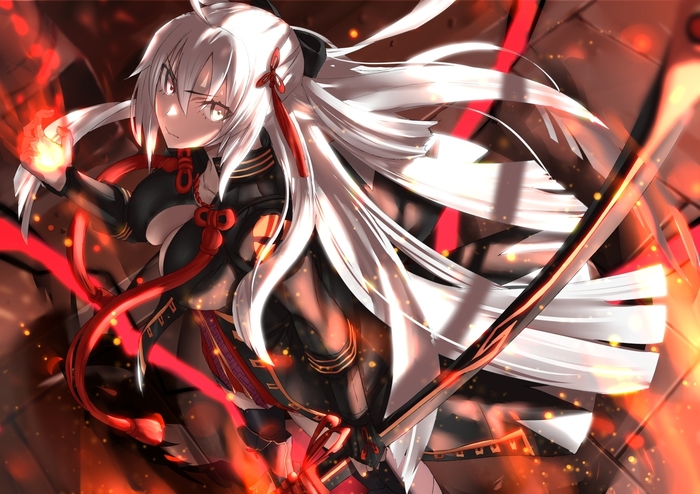 Okita Souji (Alter) , , Anime Art, Okita Souji Alter, Okita Souji, , Fate, Fate Grand Order