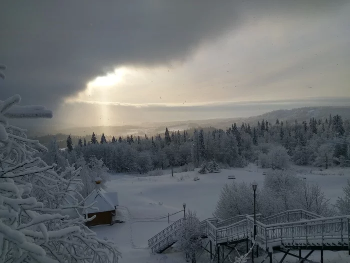 It's like a fairytale - My, Belogorsky Monastery, The photo, Perm Territory, Nature