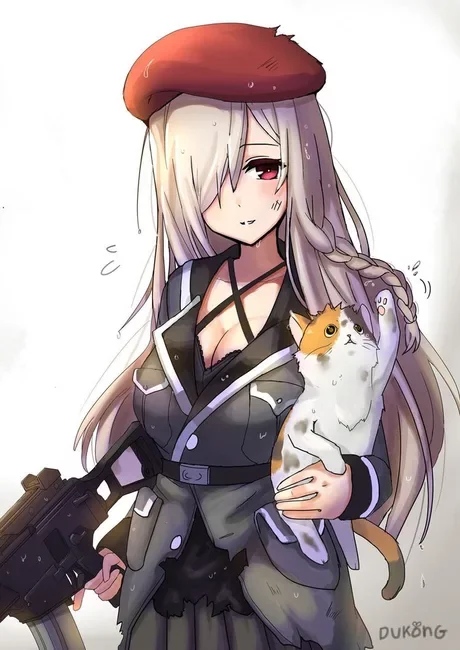 Совсем обнаглел! - Anime Art, Girls Frontline, G36c, Аниме