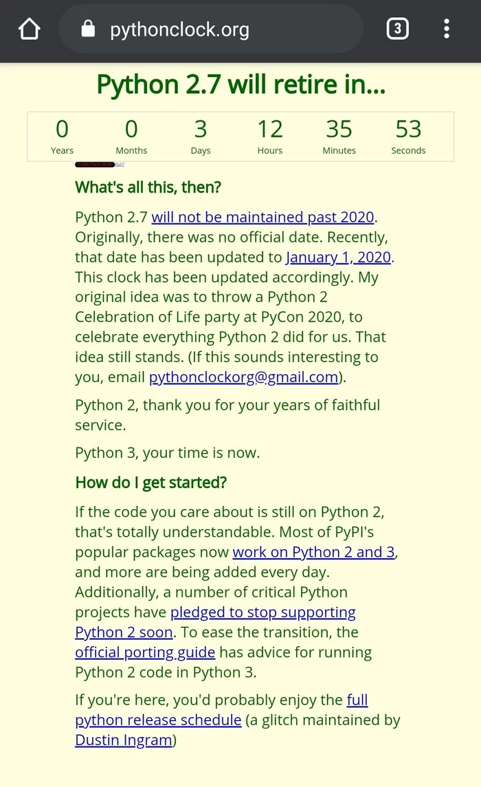 Hours until the programmer's New Year - IT, New Year, Python, IT humor