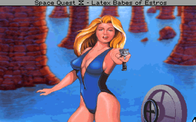 Space Quest IV: Roger Wilco and the Time Rippers. Part 1 - My, 1991, Passing, Space Quest, Sierra, DOS games, Quest, Retro Games, Computer games, Longpost