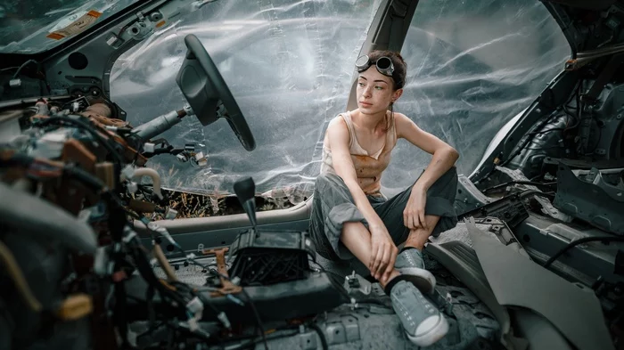 Гаечка Фотограф, Модели, Фотосессия, Девушки, Слесарь, Механик, Gadget Hackwrench, Работа, Длиннопост