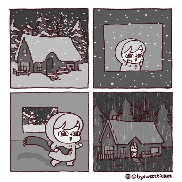 Winter weather - Comics, Bysweetticket