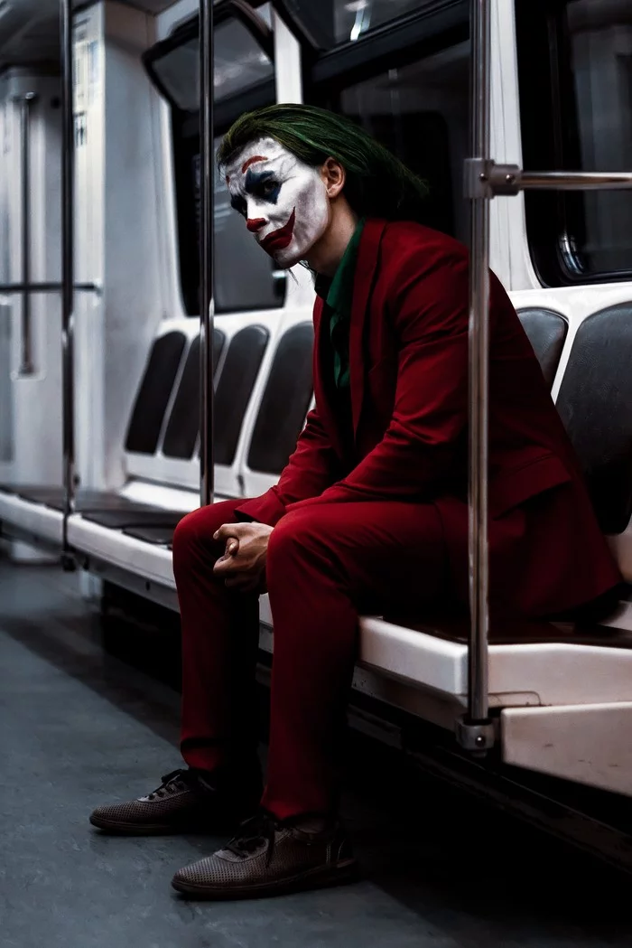 Don't sing in front of him on the subway - My, Joker, Moscow Metro, Cosplay, Russian cosplay