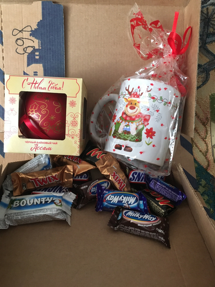 Новогодний обмен подарками из Челябинска в Пензу