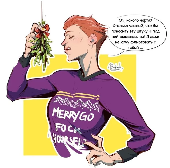 Tsundere - Overwatch, Comics, Moira, Mercy, Afterlaughs