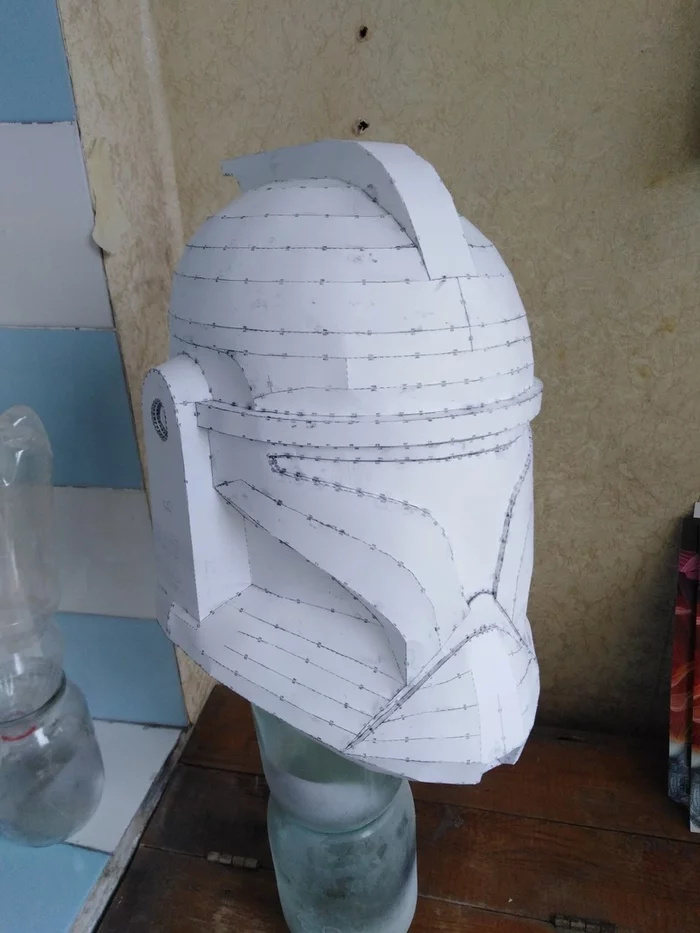 Making a Star Wars helmet.Star Wars - My, Needlework with process, Modeling, Clones, Helmet, Star Wars, Longpost