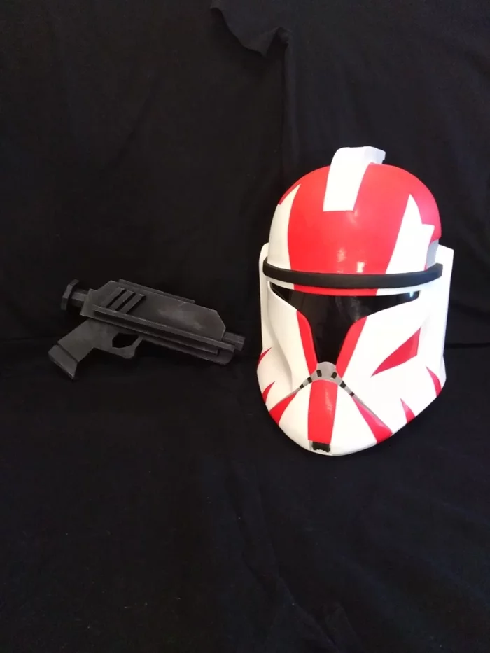 Making a Star Wars helmet.Star Wars - My, Needlework with process, Modeling, Clones, Helmet, Star Wars, Longpost