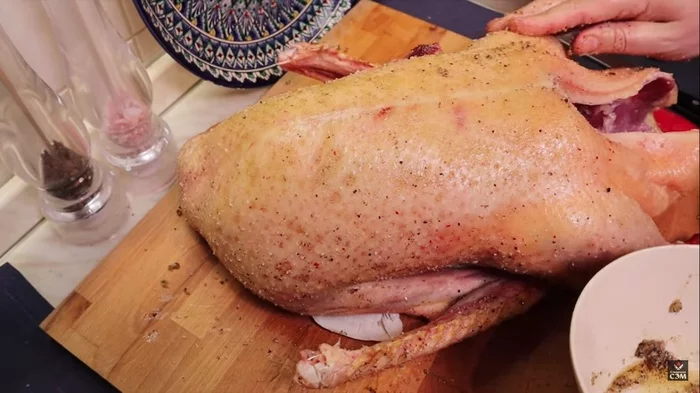 Old Sam's Christmas goose from Old Sam!!! - My, Christmas, New Year, Food, Гусь, Recipe, Video, Longpost, Cooking