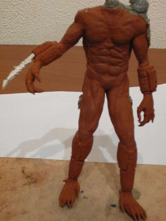Predator. Jungle Hunter Полимерная глина, Рукоделие с процессом, Хобби, Лепка, Фигурки, Длиннопост, Хищник (фильм)