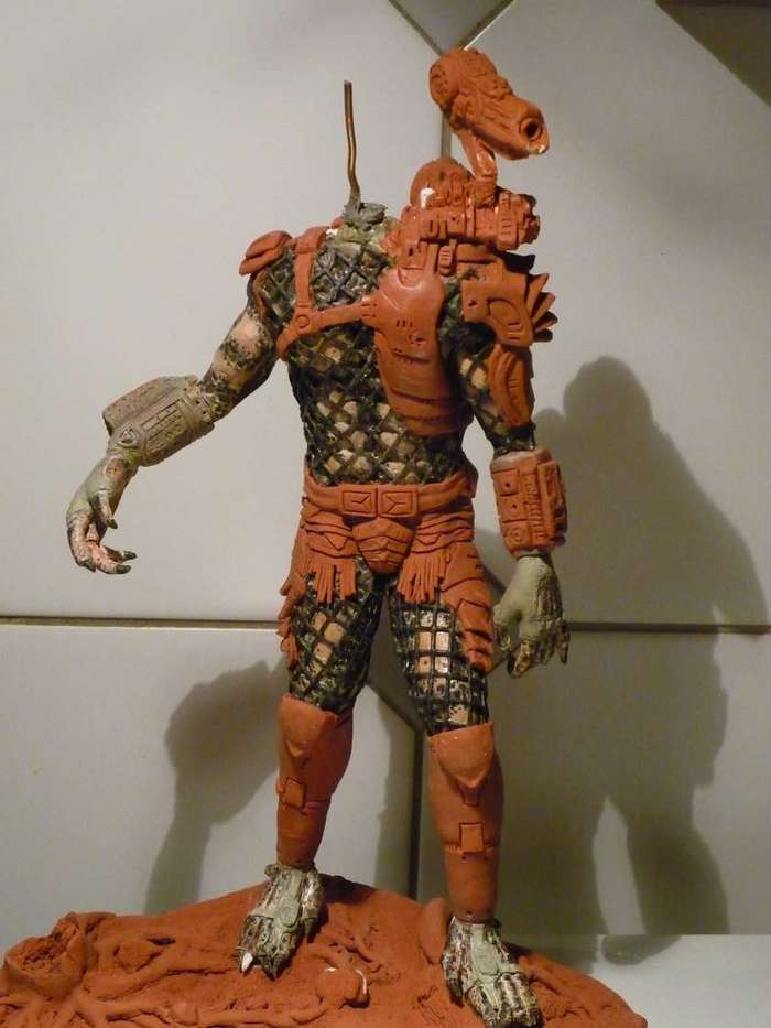 Predator. Jungle Hunter Полимерная глина, Рукоделие с процессом, Хобби, Лепка, Фигурки, Длиннопост, Хищник (фильм)