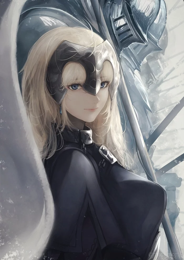 Jeanne d'Arc (Fate) - Аниме, Арт, Anime Art, Fate, Fate Grand Order, Fate Apocrypha, Jeanne Darc, Marumoru