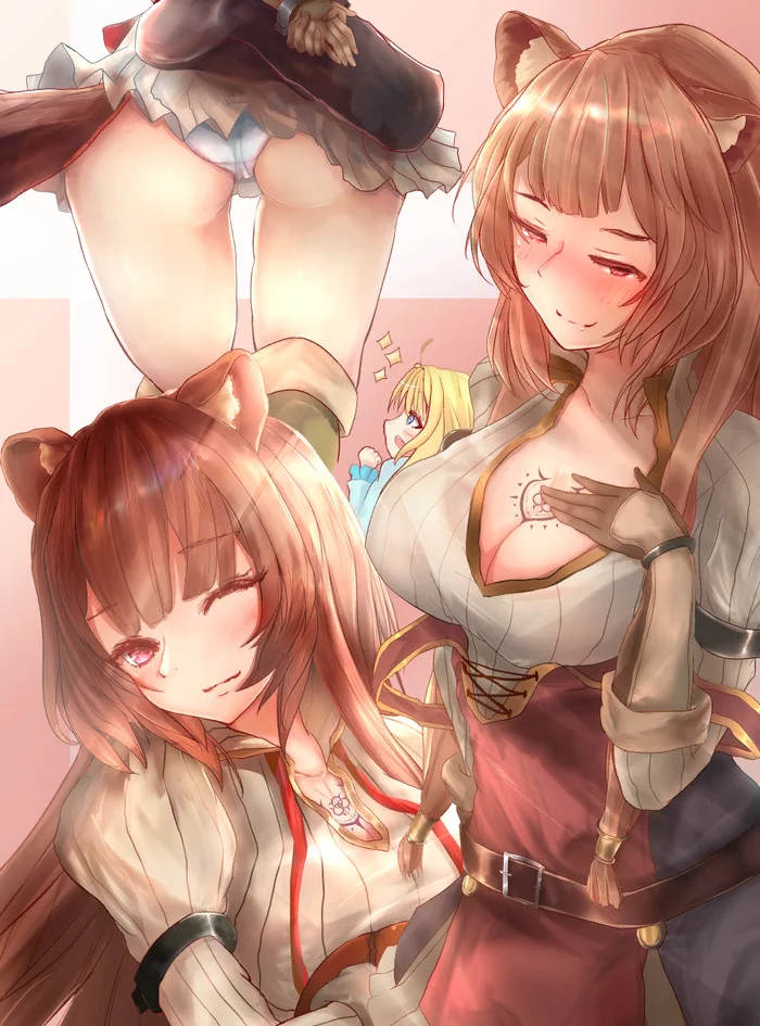 Hot tanuki - NSFW, Raphtalia, Tate no Yuusha no Nariagari, Anime Art, Filo, Animal Ears, Аниме, Попа, Панцу