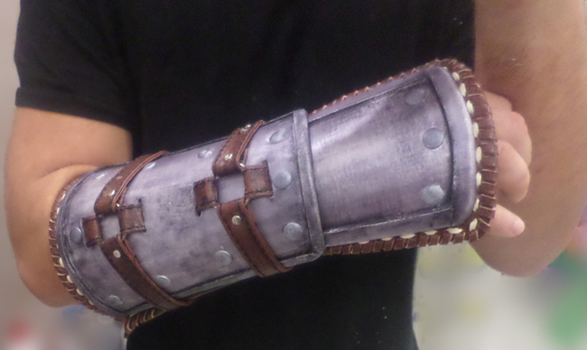 Witcher Bracers of the Bear School (part 4, final) - My, Bracers, Armor, With your own hands, Needlework with process, Witcher, Cosplay, Longpost