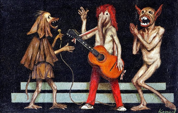 Гелий Коржев "Эстрада". 1980