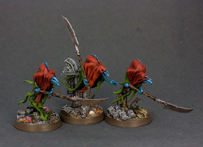 Smeared more ghosts into the gang - My, Painting miniatures, Desktop wargame, Fantasy, Video, Longpost
