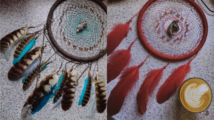 Results 2019 - My, Needlework without process, Dreamcatcher, The Dream Trap, Longpost