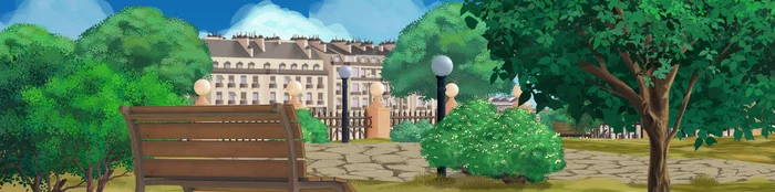 Background scenes for the cartoon - My, Animation, 2D, Background