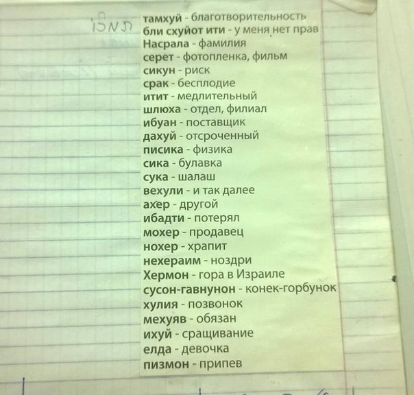 It's never too late to learn a new language. And Hebrew is not at all difficult for the Russian ear - Laughter (reaction), Humor, Mat