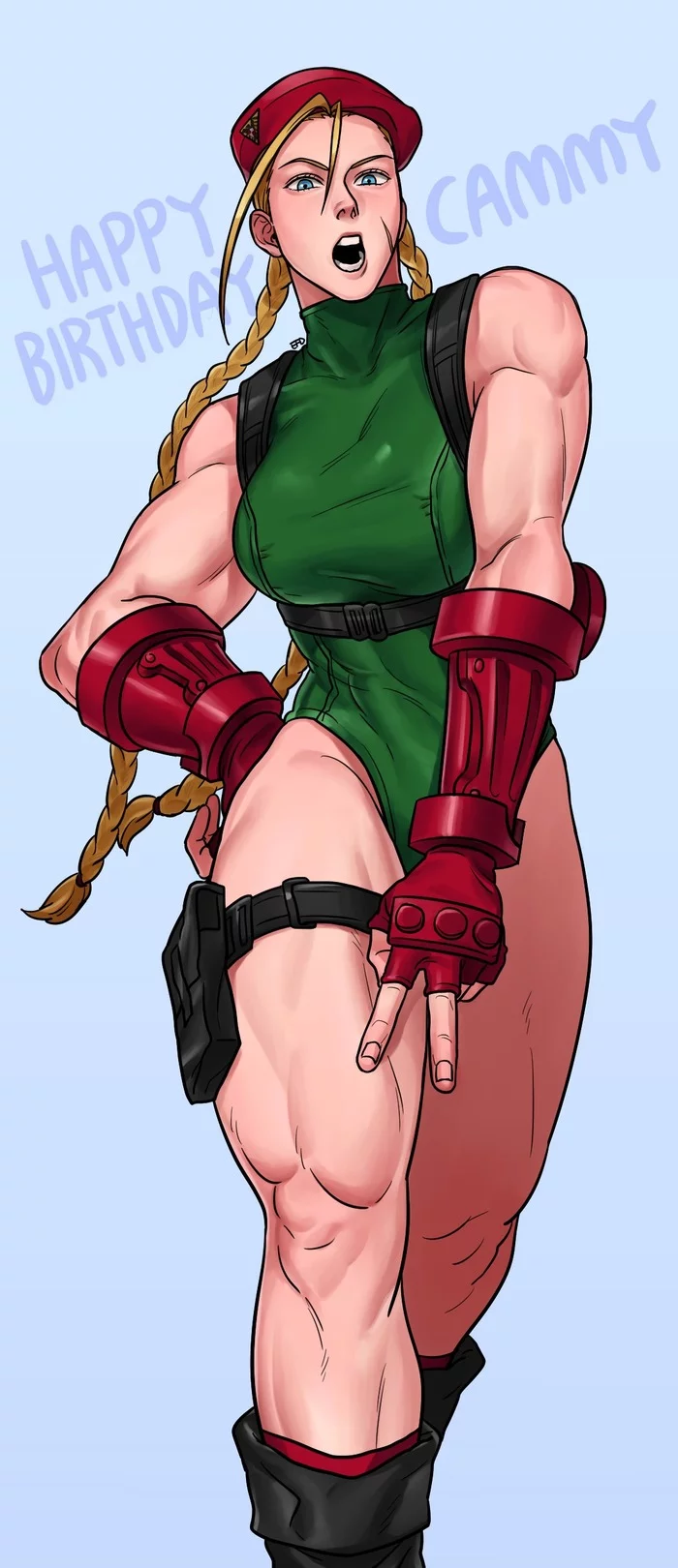 Cammy White - EFD, Арт, Крепкая девушка, Street Fighter, Cammy, Cammy White, Аниме, Anime Art, Длиннопост