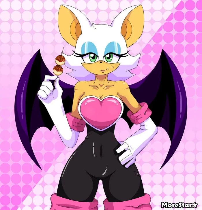 Rouge the Bat: Takoyaki - My, Sonic the hedgehog, Sonic X, Rouge the bat, Furry