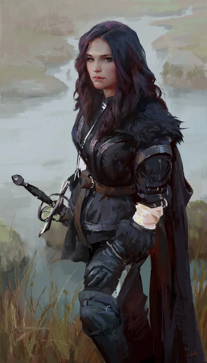 Yennefer - Art, Yennefer, Witcher, Song Nan Li