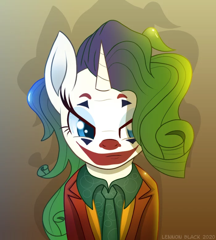 Society Darling - My little pony, PonyArt, Rarity, Crossover, Joker, Lennonblack