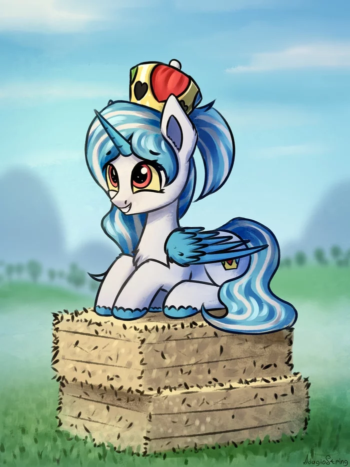 Queen of hay - Adagiostring, My little pony, Original character