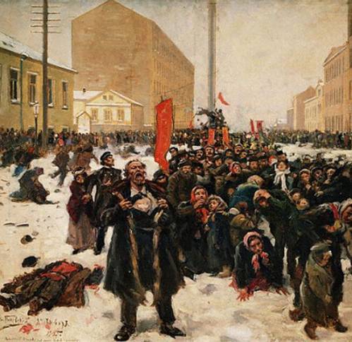 Rebellion as a harbinger of revolution. - My, Riot, Mutiny, Revolution, Barricades, Pop Gapon, Bloody Sunday, Longpost, Mat