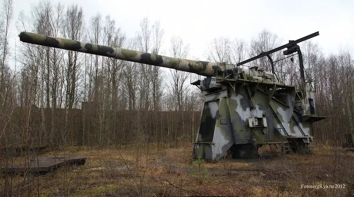 305 mm naval gun model 1907 - Leningrad, Artillery, Navy, Rzhevka, Story, The Great Patriotic War, the USSR, Longpost