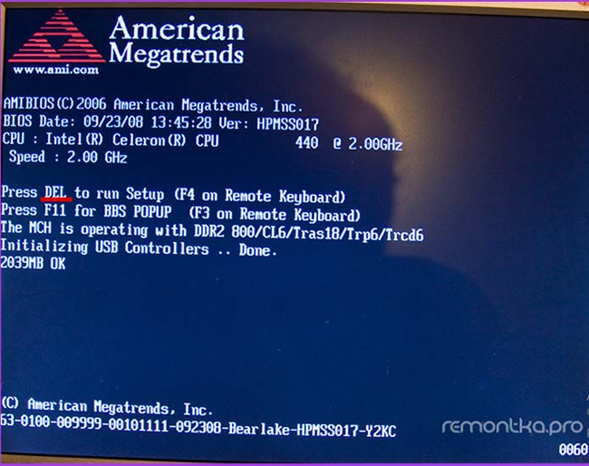 American megatrends bios загрузка с флешки windows 7