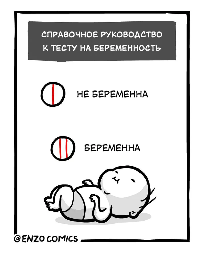 Pregnancy test - Comics, Enzocomics, Pregnancy, Pregnancy test, Translated by myself, Longpost