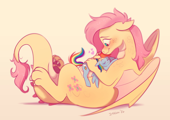     My Little Pony, Smg, Fluttershy, Rainbow Dash, 