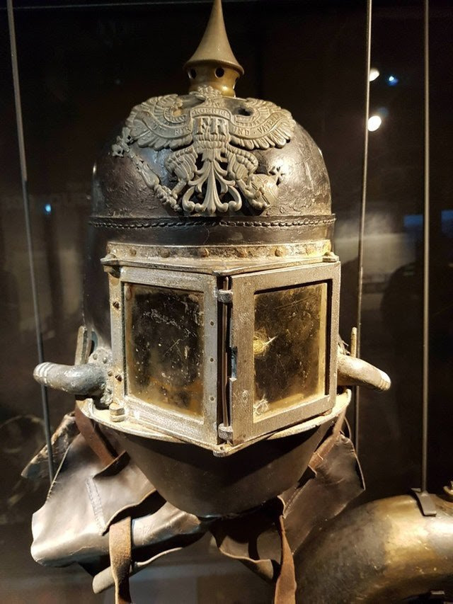The myth of the flamethrower helmet - League of Historians, World War I, Exhibit, Myths, Longpost, Helmet, Flamethrower