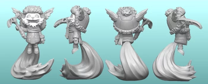 3d printing - My, 3D, League of legends, 3D печать, 3D modeling, Longpost