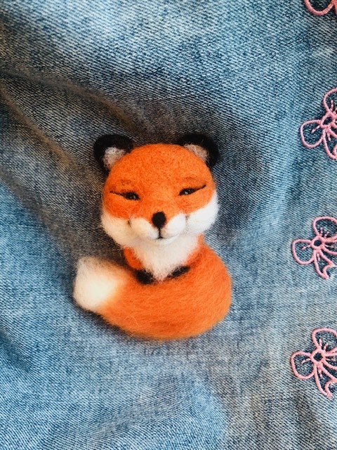 Foxy sister) - My, Fox, Needlework without process, With your own hands, Creation, Milota, Smile, Longpost