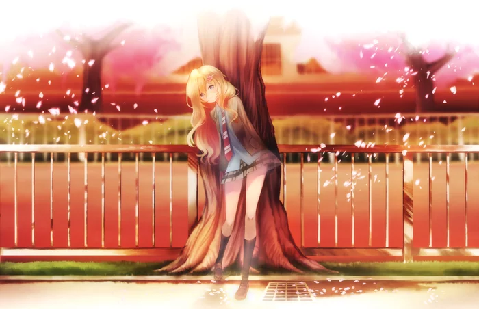 Your lie in april - Shigatsu wa Kimi no Uso, Miyazono kaori, Anime art, Anime