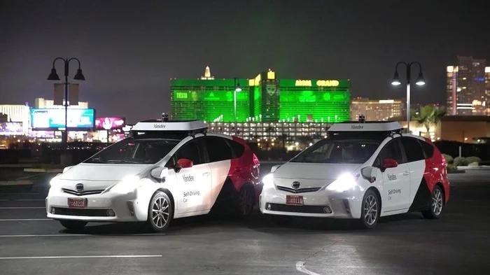 Yandex's self-driving cars drove 7,000 km in Las Vegas - Yandex., Drone, Future, Auto, Russia, USA, Yandex unmanned vehicles