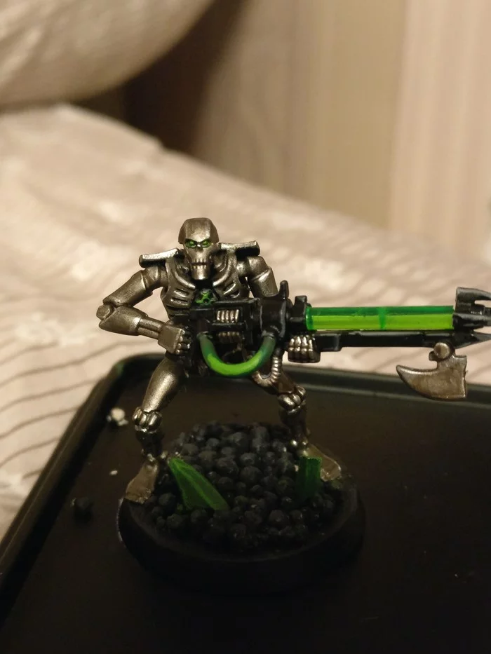 The first guardian of the tomb has awakened - My, Wh miniatures, Warhammer 40k, Necrons, Longpost