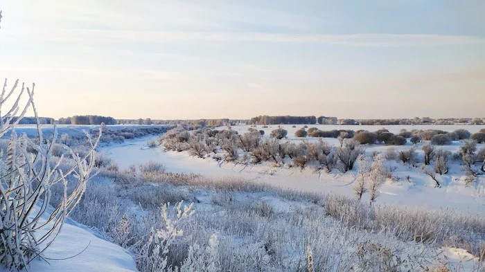 Winter in southern Siberia - My, The photo, Winter, Village, cat