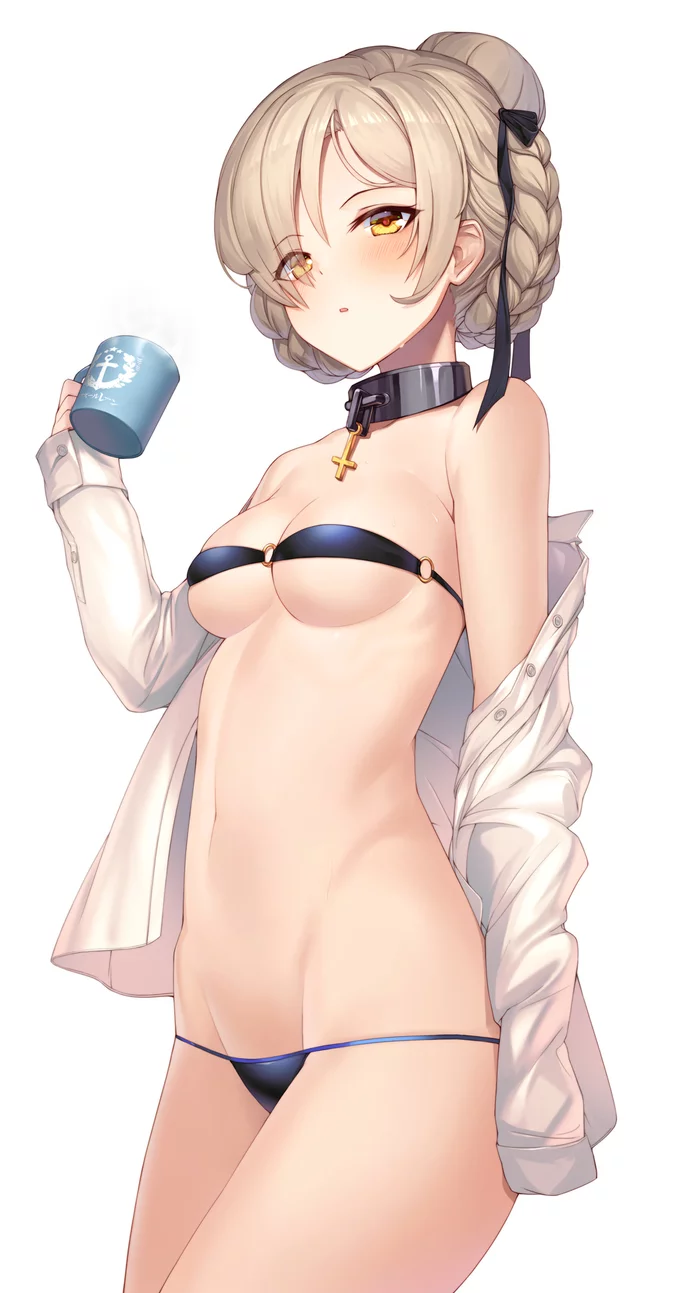 Sheffield - NSFW, Azur Lane, Sheffield, Anime Art, Аниме, Арт, Купальник