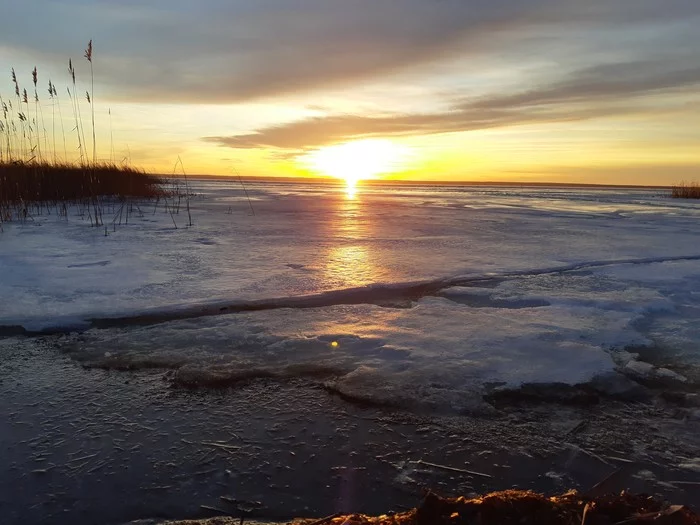 And another incredible sunset - My, Sunset, No filters, January, The photo, Lake, Pleshcheevo Lake, Pereslavl-Zalessky, Nature, Longpost