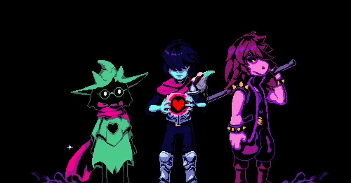 Deltarune - Deltarune, Kris, Susie, Ralsei, Games, GIF