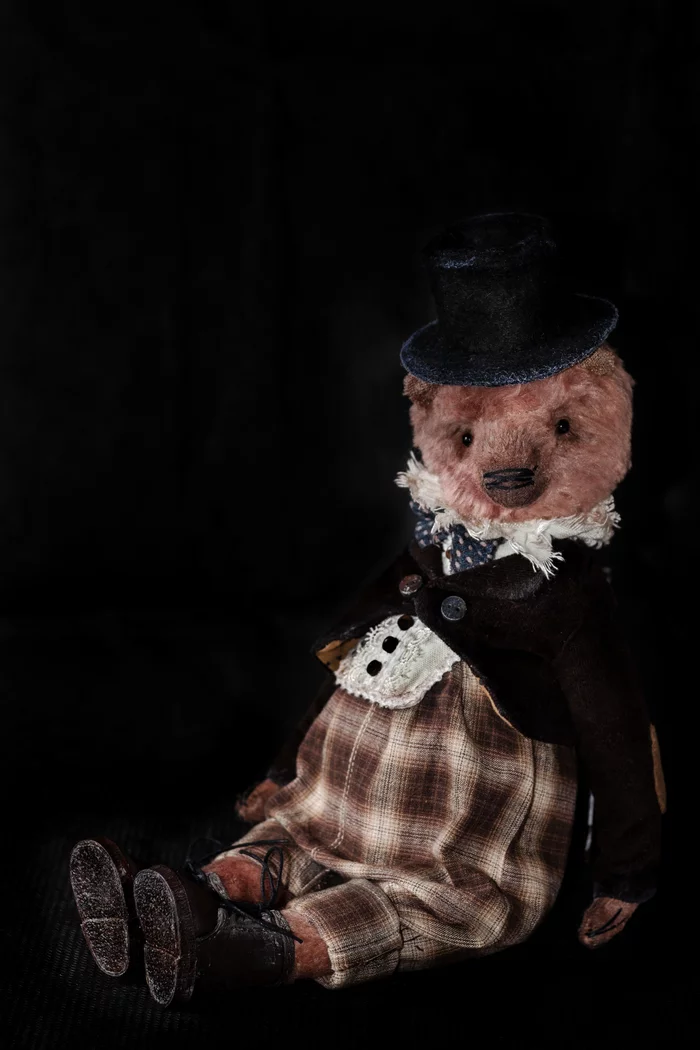 Mishka Frantisek - My, Needlework without process, Handmade, With your own hands, Bears, Teddy bear, Teddy, Teddy's friends, Beginning photographer, Longpost