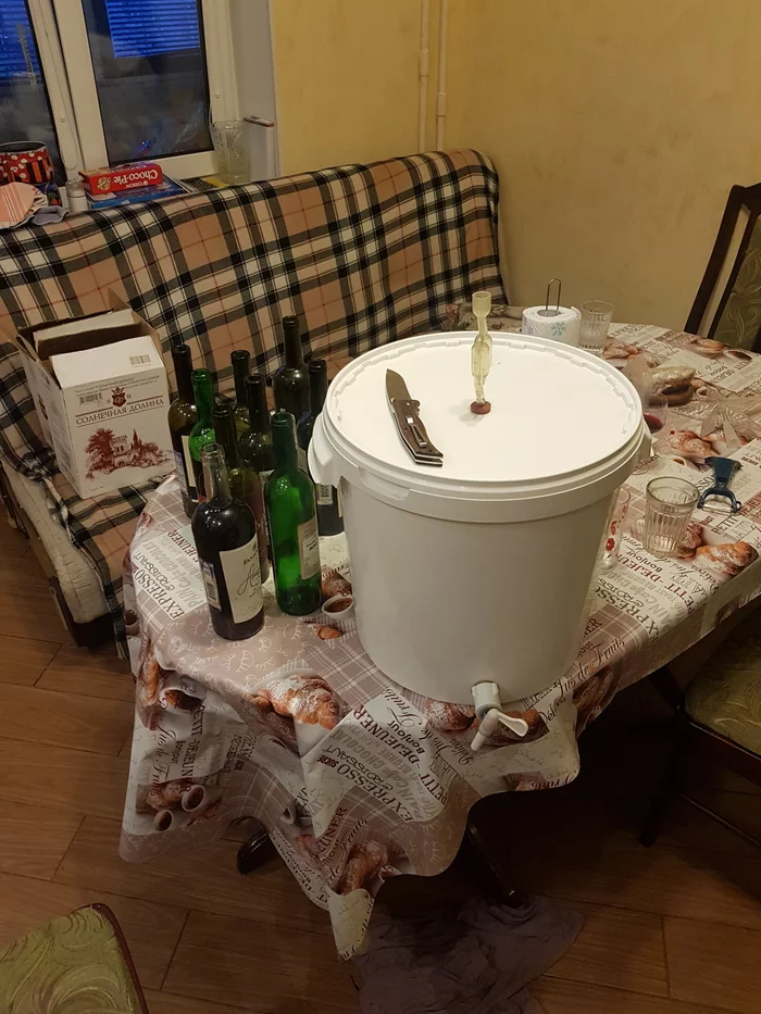 Wine with your own hands, part 3 - My, Wine, Winemaking, Isabel, Alcohol, Longpost