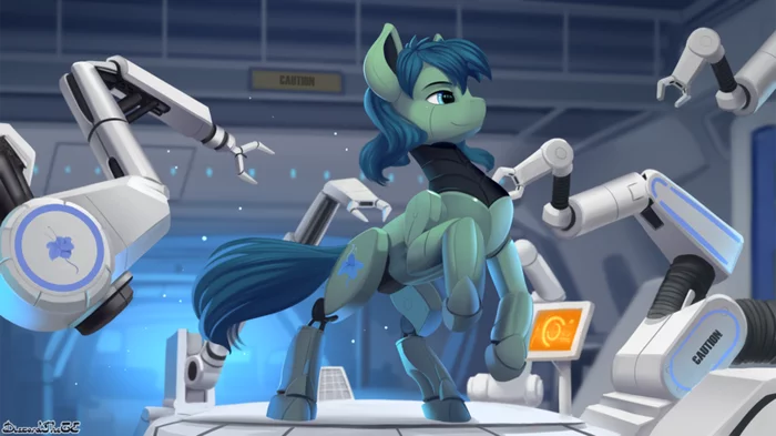 Building Robo-Pony - My little pony, Discordthege, Original character