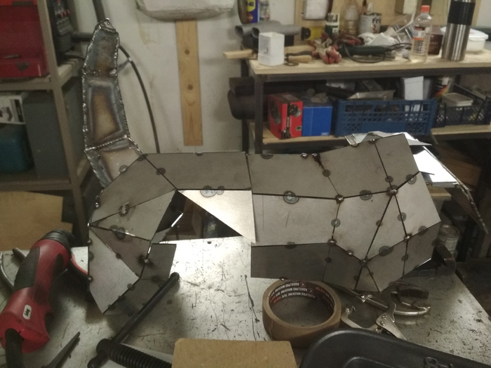 Пёсики нравятся? Рукоделие, Сварка, Papercraft, Джек-рассел-терьер, Своими руками, Рукоделие с процессом, Длиннопост, Собака